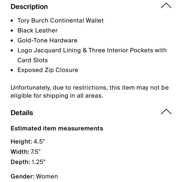 Tory Burch Embossed leather wallet - Picture 11 of 11